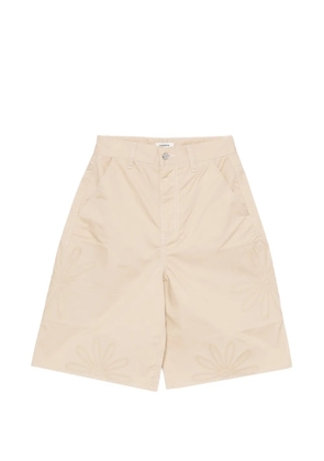 SANDRO floral-detailed shorts - Neutrals
