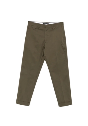 Low Brand Cooper T1.7 turn-up cuff trousers - Green