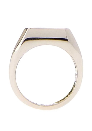 Vivienne Westwood Carlo Orb-engraved logo ring - Silver