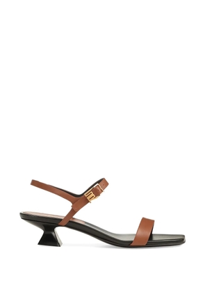 Sergio Rossi Bitt buckle-fastening sandals - Brown