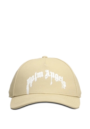 Palm Angels logo-print baseball cap - Neutrals