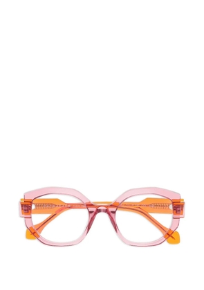 Face À Face Minds geometric-frame glasses - Pink