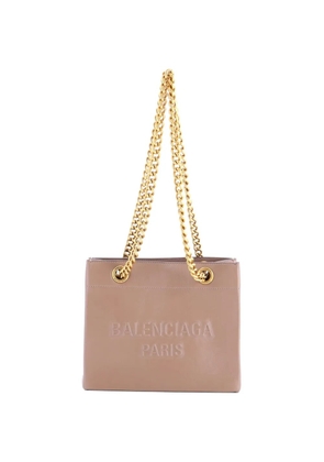 Balenciaga Pre-Owned Duty Free Chain Leather Small tote bag - Neutrals