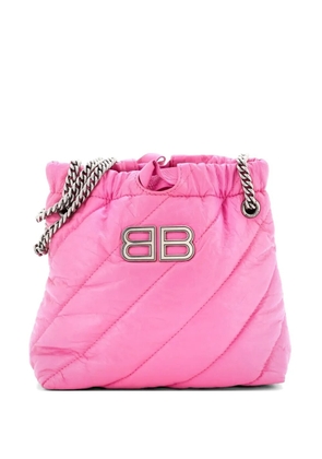 Balenciaga Pre-Owned Crush Chain Quilted Crushed Calfskin XS tote bag - Pink