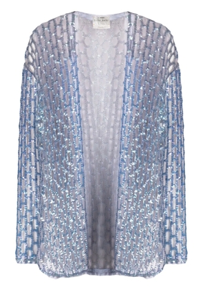 Forte Forte cut-out sequin tulle jacket - Blue