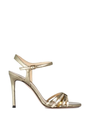 Roberto Festa metallic strappy sandals - Gold