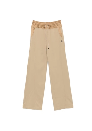 Lorena Antoniazzi drawstring star-patch trousers - Neutrals