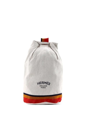 Hermès Pre-Owned Cavalier Sling Bag Toile and Nylon backpack - Blue