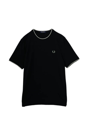 Fred Perry logo-embroidered crew neck T-shirt - Blue