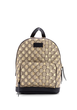 Gucci Pre-Owned Zip Pocket Printed GG Coated Canvas Small backpack - Brown