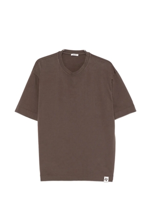 IMPERIAL logo-patch crew-neck T-shirt - Brown