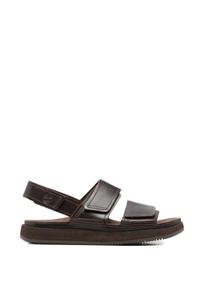 Timberland touch-strap leather sandals - Brown