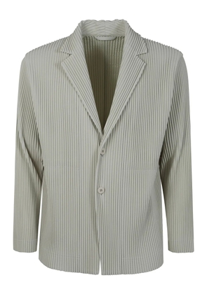 Homme Plissé Issey Miyake pleated blazer - Grey