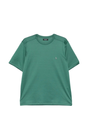 Stefano Ricci logo-detail T-shirt - Green