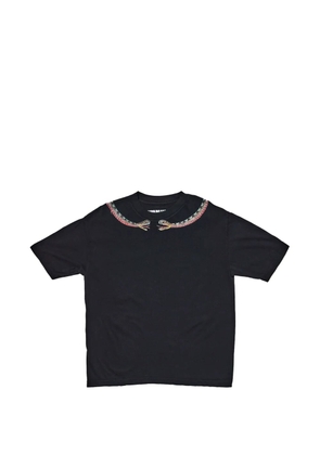 CAROLINA SARRIA Benzaiten snake-print T-shirt - Black