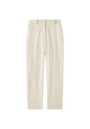 JOSEPH pressed-crease straight-leg trousers - Neutrals