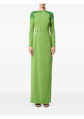 Elisabetta Franchi sequin-embellished maxi dress - Green