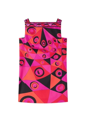 PUCCI Occhi-print silk dress - Pink