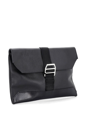 Hermès Pre-Owned Cityslide Leather with Nylon clutch bag - Black