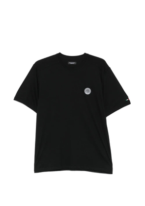 Stefano Ricci logo-patch T-shirt - Black