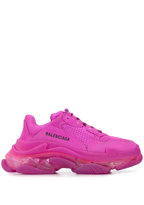 Balenciaga Triple S clear sole sneakers - Pink