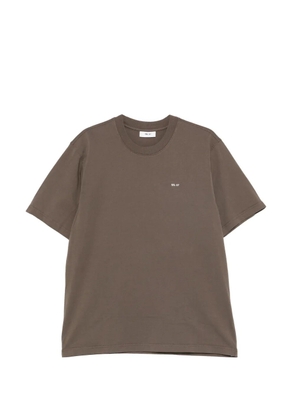 NN07 logo-print T-shirt - Brown