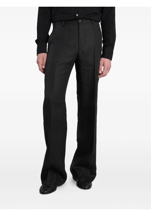Tagliatore pressed-crease tailored trousers - Black