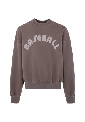 Fear Of God Baseball lettering-print sweater - Brown