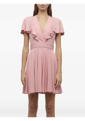 Alexander McQueen ruffled pleated dress - Pink