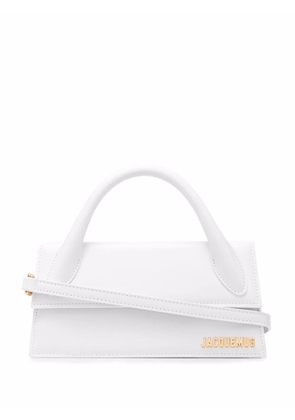 Jacquemus Le Chiquito Long leather tote bag - White