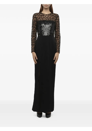 Alexander McQueen sequin-embellished dress - Black