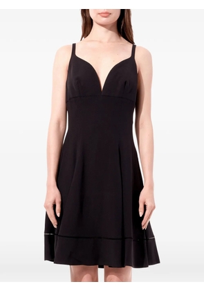 Balenciaga V-neck sleeveless mini dress - Black