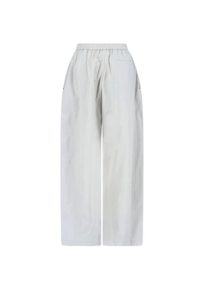 MM6 Maison Margiela crinkled wide-leg trousers - Grey
