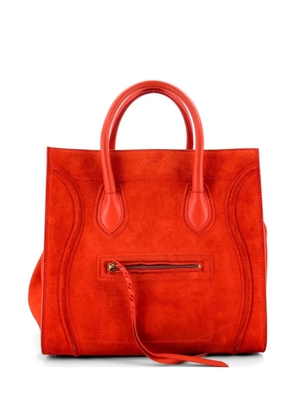 Celine Pre-Owned Phantom Bag Suede Medium tote bag - Orange
