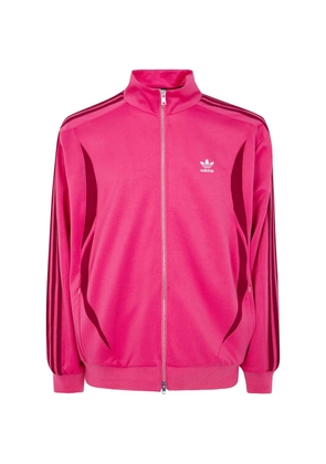 adidas x Wales Bonner logo-print zip-up sweatshirt - Pink
