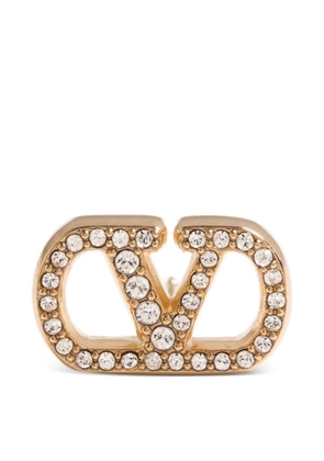 Valentino Garavani VLogo Signature earrings in metal and Swarovski® crystals - Gold