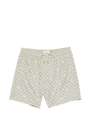 Jacob Cohën paisley swim shorts - Green