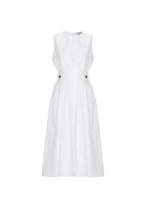 Antonelli sleeveless midi dress - White