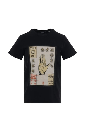 EGONlab. Sun Nine graphic-print T-shirt - Black