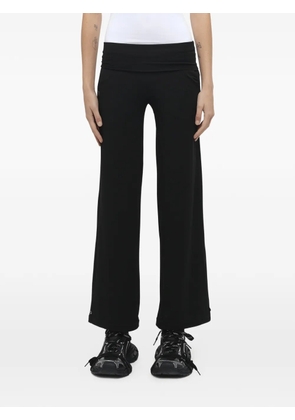 Fax Copy Express Afternoon Stretch Series folded trousers - Black