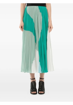 PUCCI pleated A-line skirt - Green