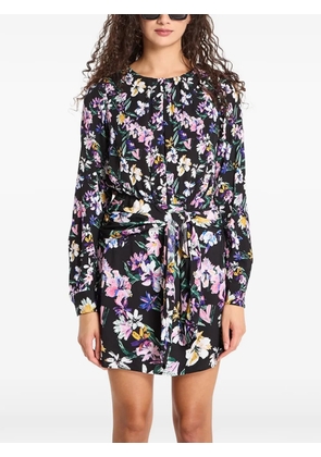 Desigual floral-print midi dress - Black