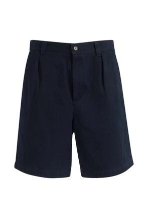 A.P.C. pleated bermuda shorts - Blue