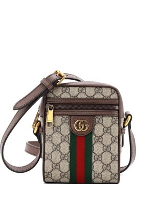 Gucci Pre-Owned Ophidia Messenger Bag GG Coated Canvas Mini crossbody bag - Brown