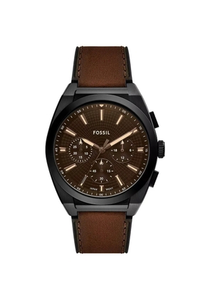 FOSSIL Everett 44mm watch - Brown
