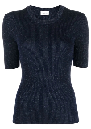 P.A.R.O.S.H. short-sleeved knitted top - Blue