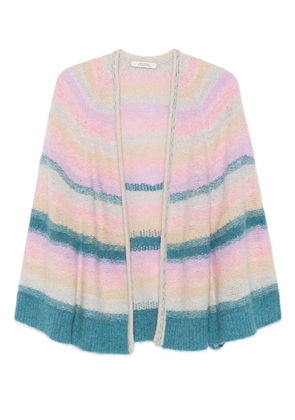 Dorothee Schumacher striped cashmere cardigan - Pink