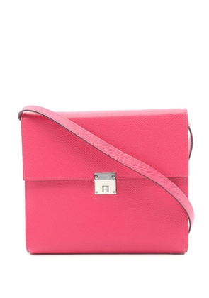 Hermès Pre-Owned 2020 Epsom Clic 16 Wallet On Strap crossbody bag - Pink