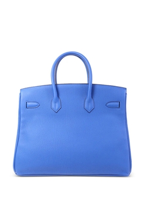 Hermès Pre-Owned 35 Birkin Togo-leather tote bag - Blue