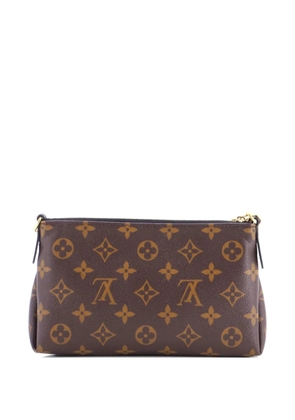Louis Vuitton Pre-Owned Pallas Monogram Canvas with Leather clutch bag - Brown